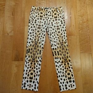 Roberto Cavalli Animal Print Ankle length pants